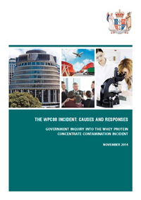 Report into Part A of the Government&rsquo;s Inquiry into the Whey Protein Concentrate Contamination Incident