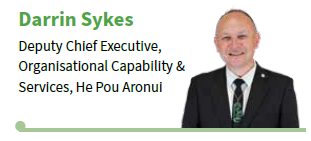 Darrin Sykes Deputy Chief Executive, Organisational Capability & Services He Pou Aronui Darrin Sykes Deputy Chief Executive, Organisational Capability & Services He Pou Aronui